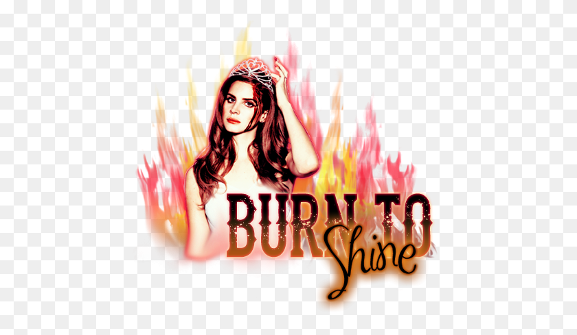 453x429 Born To Die` Di Lana Del Rey Burn To Shine Anime Salve - Lana Del Rey PNG