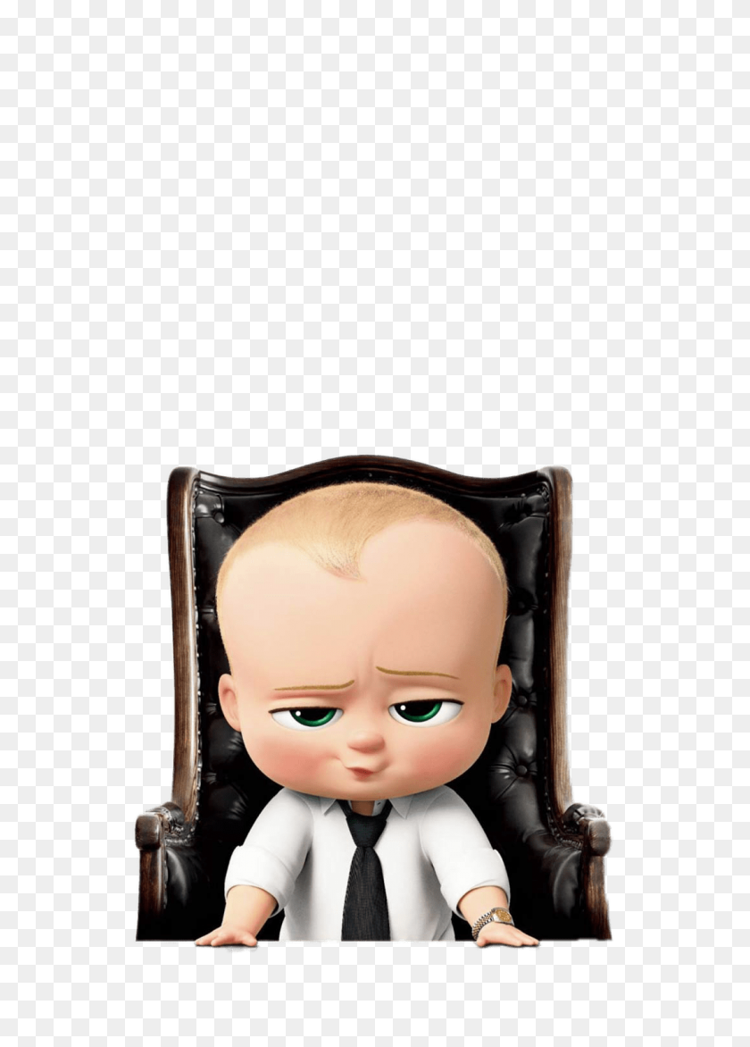 1080x1541 Boss Baby In Desk Chair Transparent Png - Boss Baby PNG