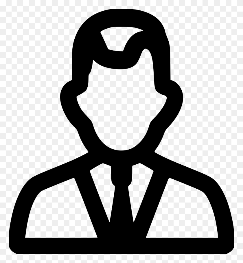 900x980 Boss User Man Business Supervisor Png Icon Free Download - Boss PNG