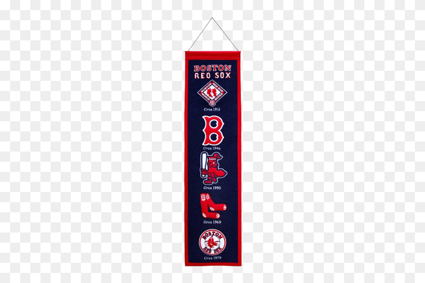 500x500 Boston Red Sox Logo Evolution Heritage Banner - Boston Red Sox Logo PNG