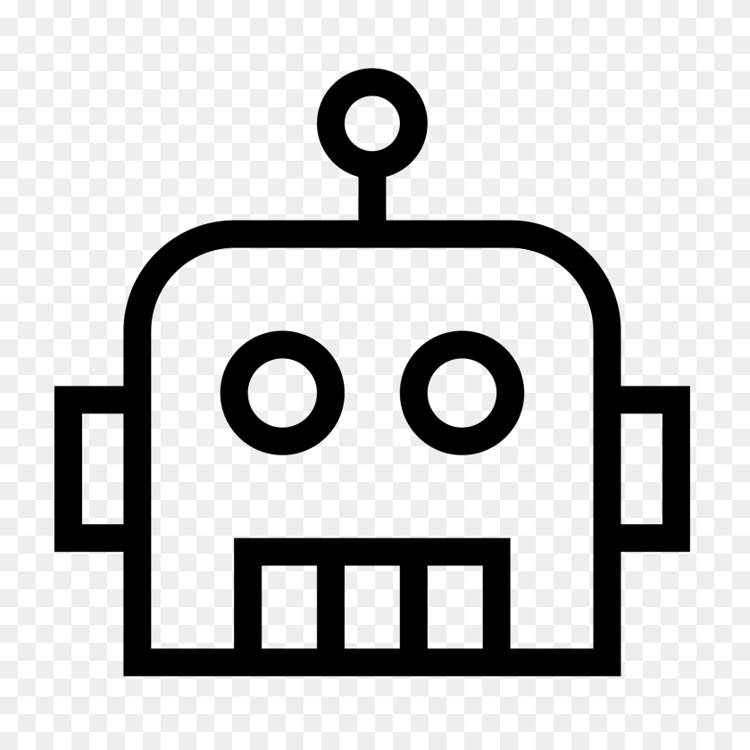 1600x1600 Icono De Bot - Icono De Robot Png