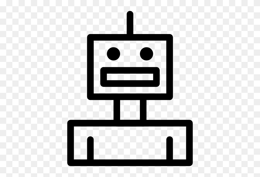 512x512 Bot Square Icon Transparent Png - Robot Icon PNG