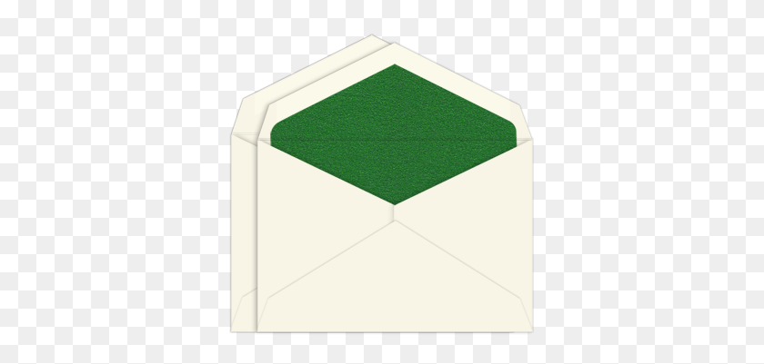 350x341 Botanic Metallic Lined Inner Outer Envelopes, Jumbo Ecru - Lined Paper PNG