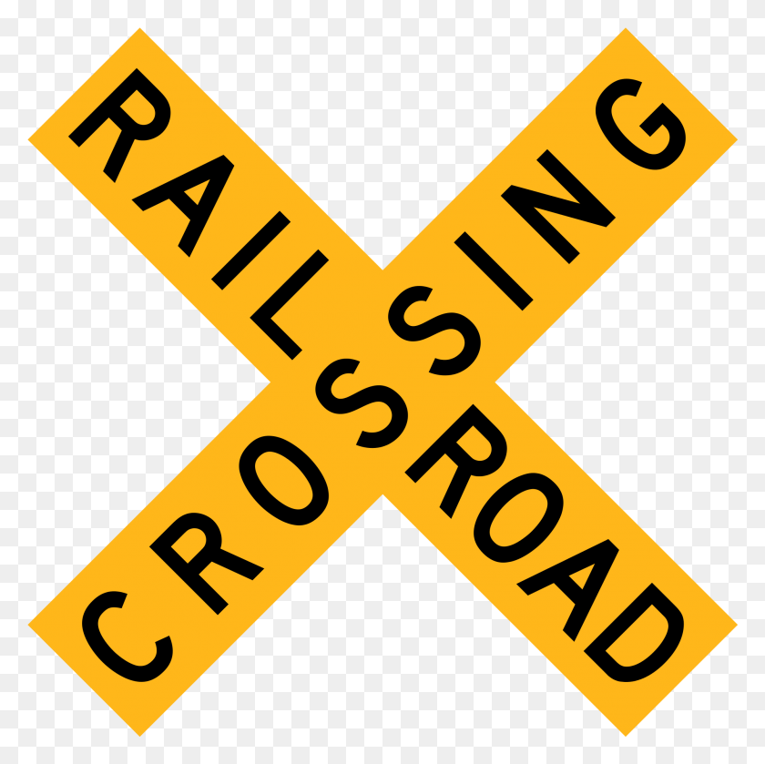 2000x2000 Botswana Road Sign - Railroad Sign Clipart