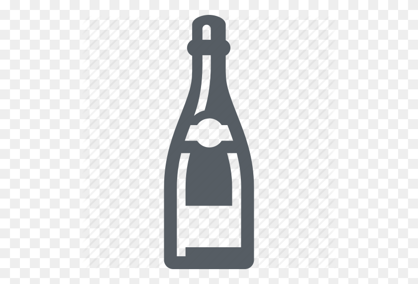 512x512 Бутылка, Пузыри, Празднование, Шампанское, Напиток, Значок Просекко - Пузыри Шампанского Png