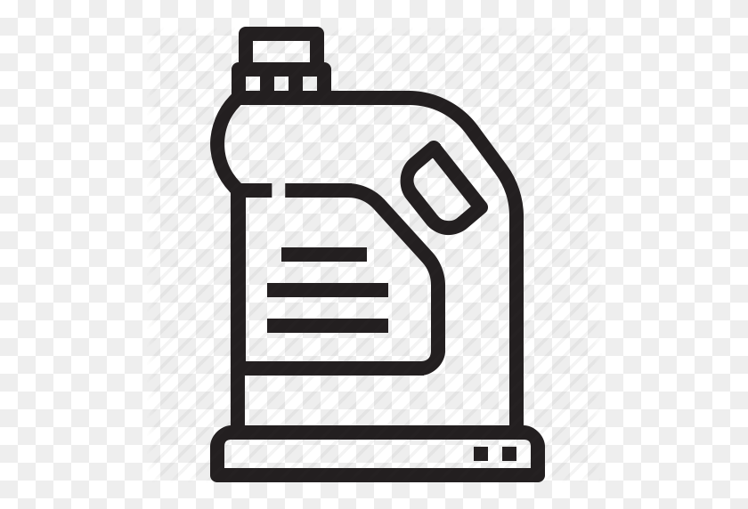 512x512 Бутылка, Чистка, Очистка, Моющее Средство, Прачечная, Значок Жидкости - Стиральное Средство Клипарт