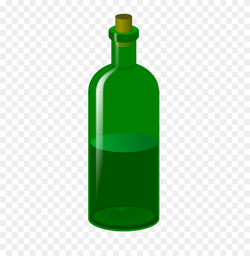 566x800 Bottle Clipart - Empty Bottle Clipart