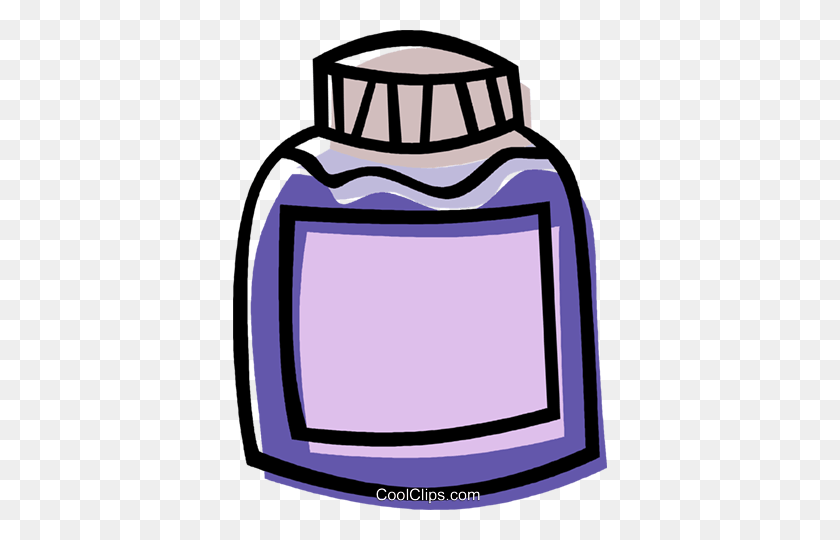 374x480 Bottle, Container Royalty Free Vector Clip Art Illustration - Container Clipart
