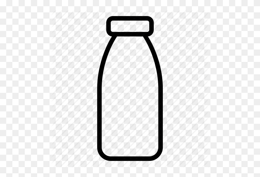 512x512 Bottle, Empty, Milk Icon - Empty Bottle Clipart