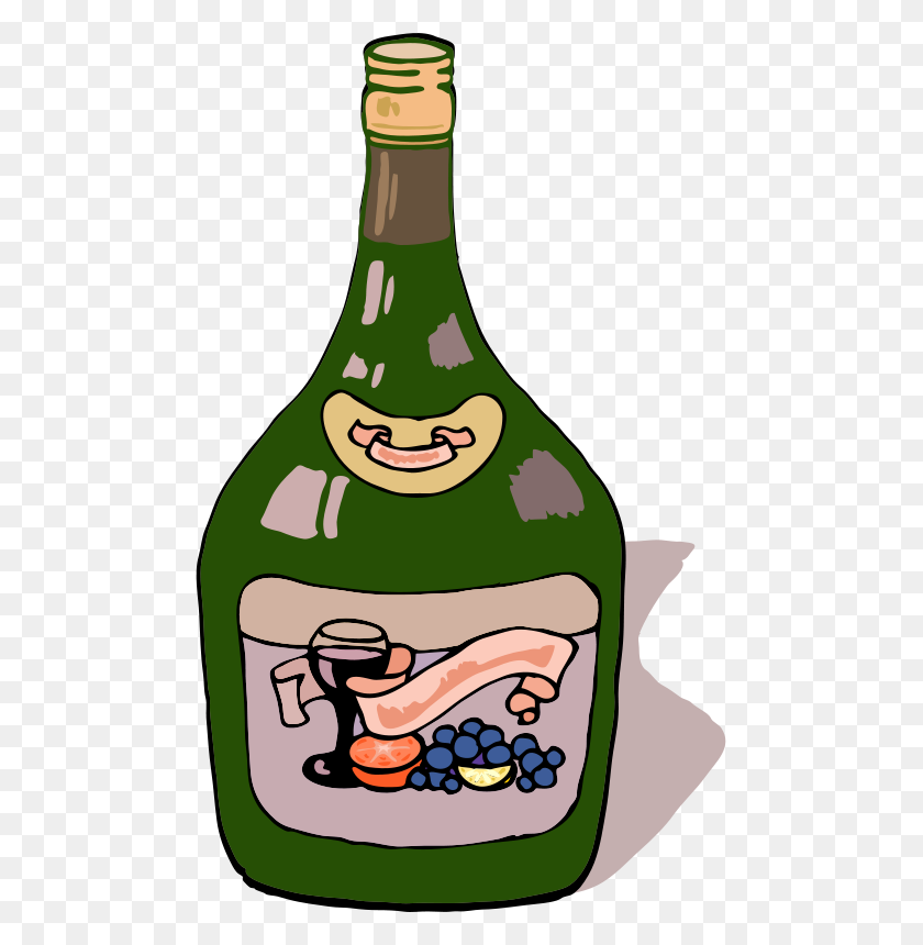 483x800 Bottle Free Stock Clipart - Poison Bottle Clipart