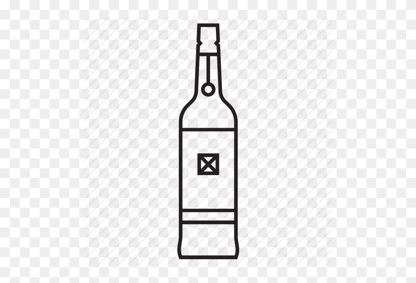 512x512 Bottle, Irish, Jameson, Liquor, Spirits, Whiskey Icon - Patron Bottle PNG