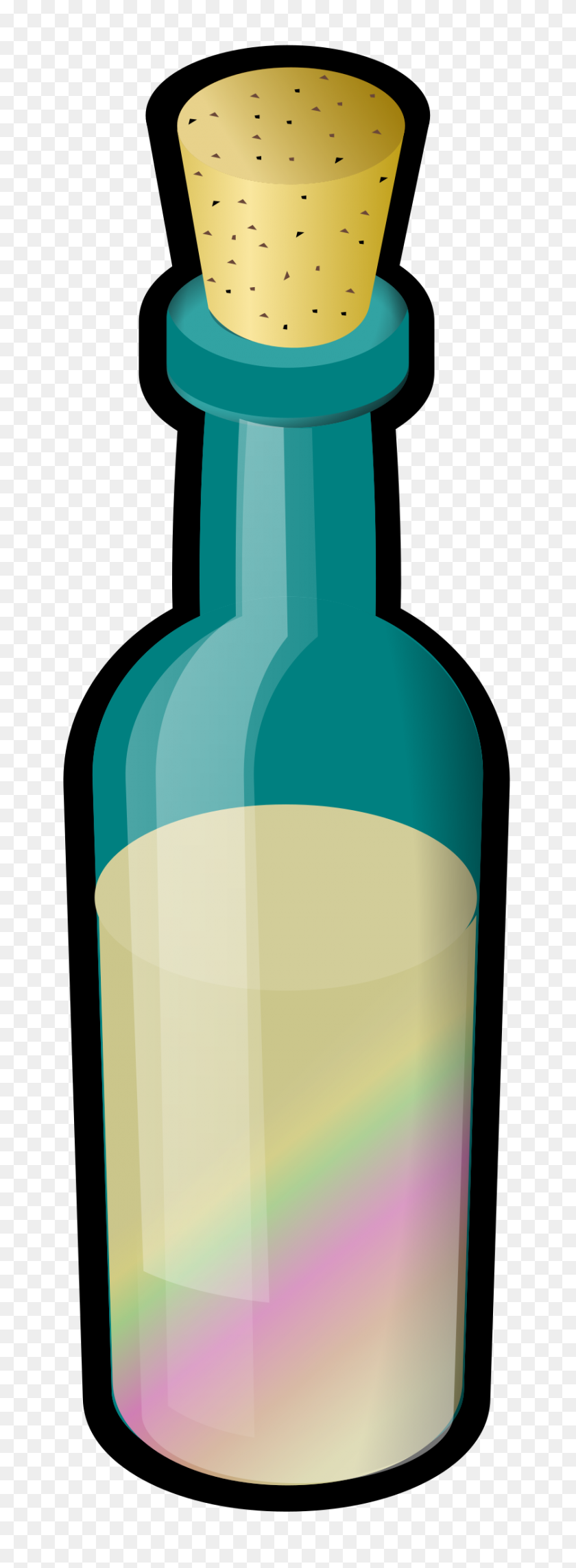 840x2400 Bottle Of Colored Sand, With Cork Icons Png - Cork PNG
