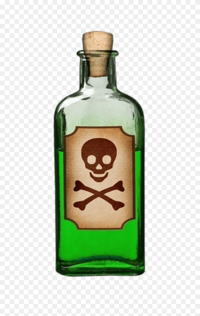 774x1271 Bottle Of Green Poison Transparent Png - Poison PNG