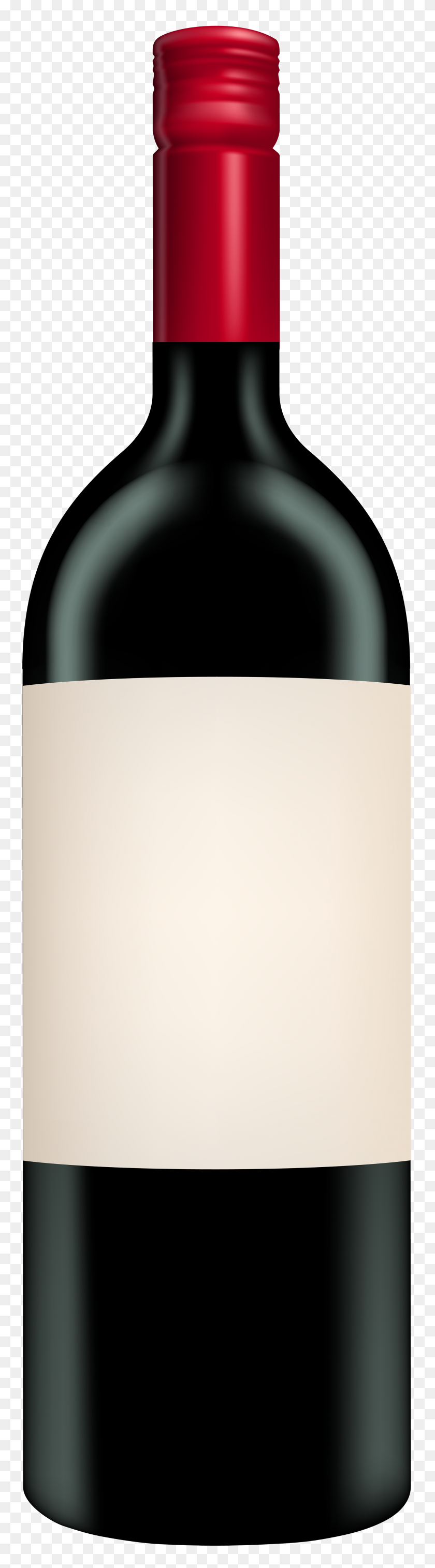 2103x8000 Botella De Vino Tinto Clipart