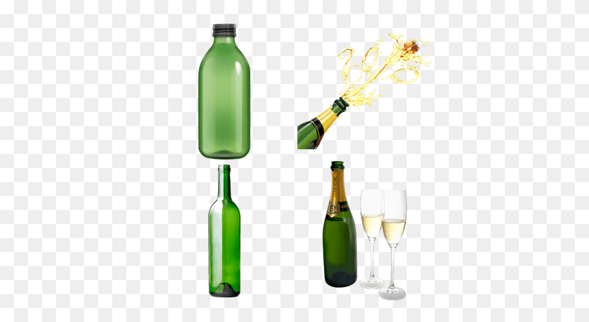 400x400 Bottle Transparent Png Images - Champagne Bottle PNG