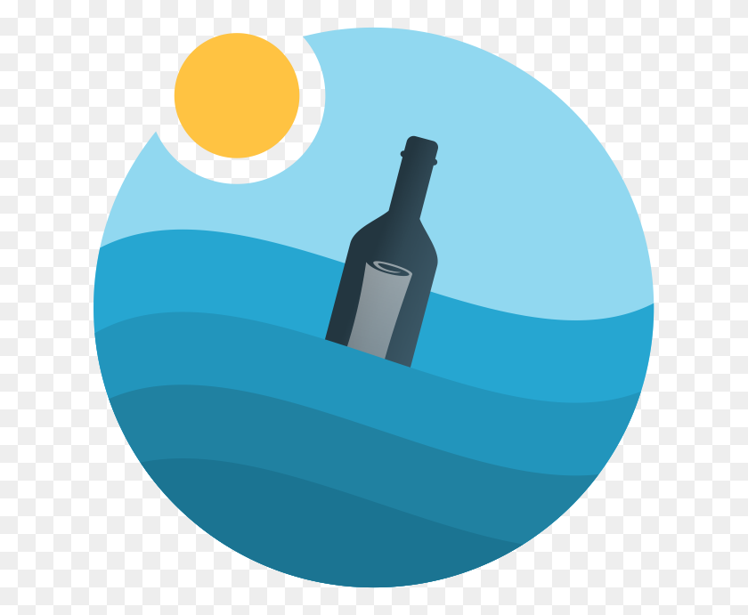 630x631 Bottled - Message In A Bottle PNG