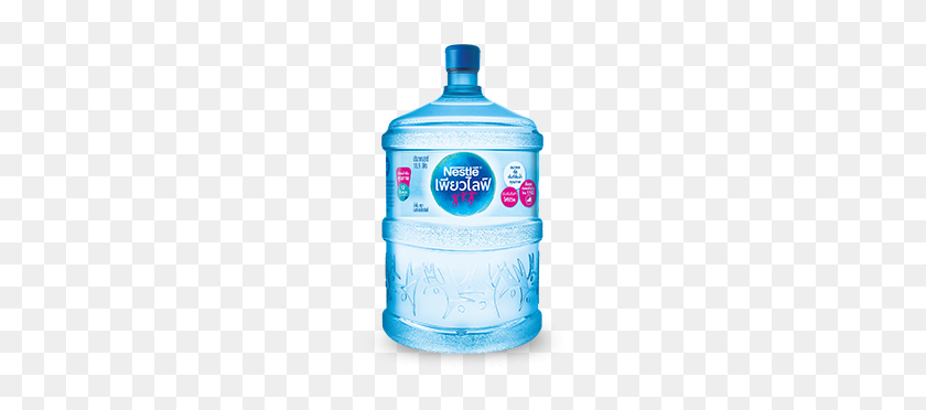 245x312 Botellas De Agua Pura Vida Pura Vida Tailandia - Tinta En Agua Png