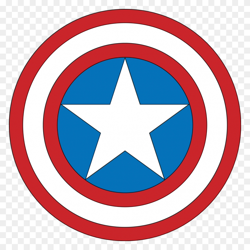 1024x1024 Bouclier Captain America - Capitan America PNG