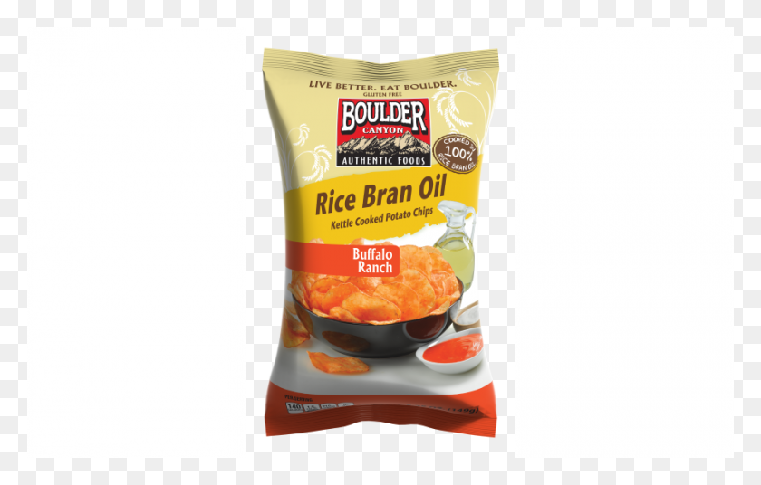 900x550 Boulder Canyon Kettle Chips Cooked In Rice Bran Oil - Boulder PNG