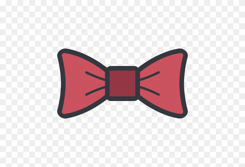 512x512 Bow, Bowtie, Hair, Ribbon, Suit Icon - Hair Bow PNG