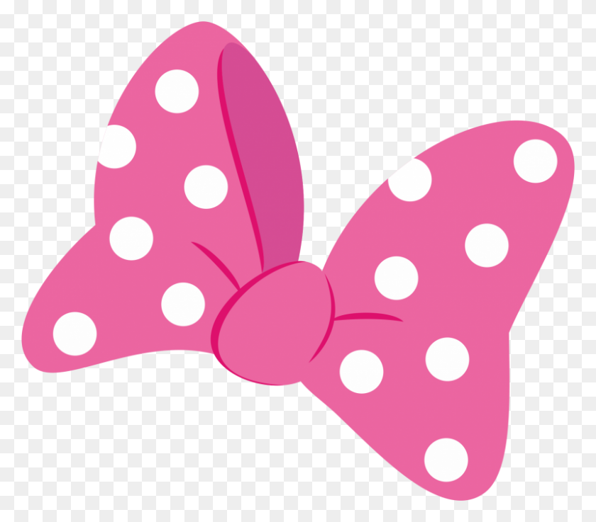 800x695 Bow Clip Pink Bows And Clip Minnie Mouse Bow Clipart - Minnie Bow PNG