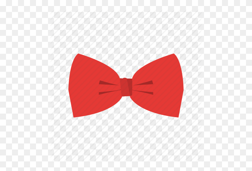512x512 Bow, Color, Fashion, Hair, Tie, Wear Icon - Red Bow Tie Clipart