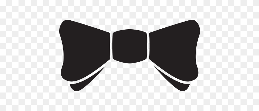 500x300 Bow Tie Clipart Logo Png - Bow Tie Clipart Black And White