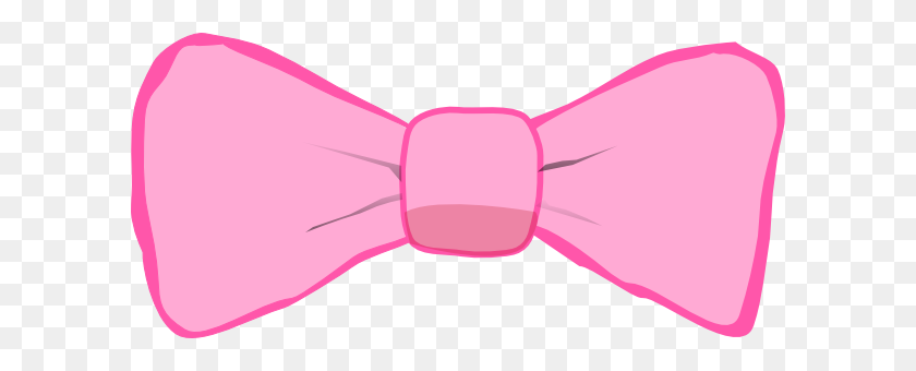 600x280 Bow Tie Clipart Pink Polka Dot - Pink Baby Clipart