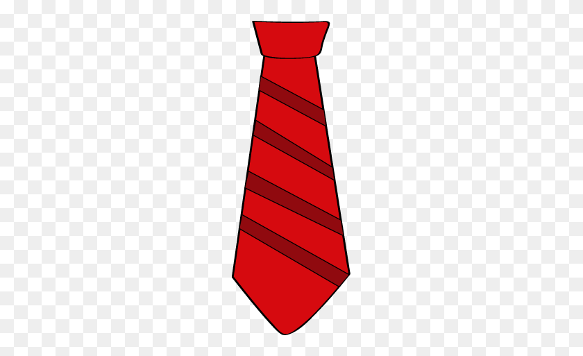 171x453 Bow Tie Clipart Red Stripe - Shirt And Tie Clipart