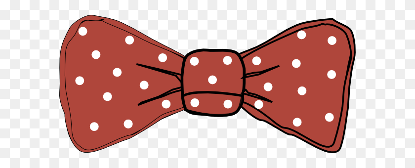 600x280 Bow Tie Red Clip Art - Red Tie Clipart