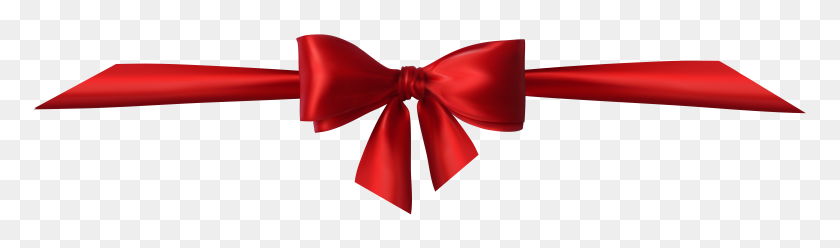 15587x3769 Bow With Band Png Clip Art - Ribbon Bow Clipart