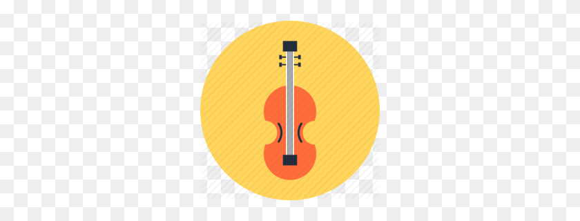 260x260 Bowed String Instrument Clipart - Viola Clipart
