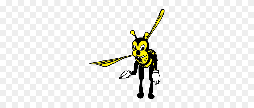 249x299 Bowing Bee Clip Art - Locust Clipart