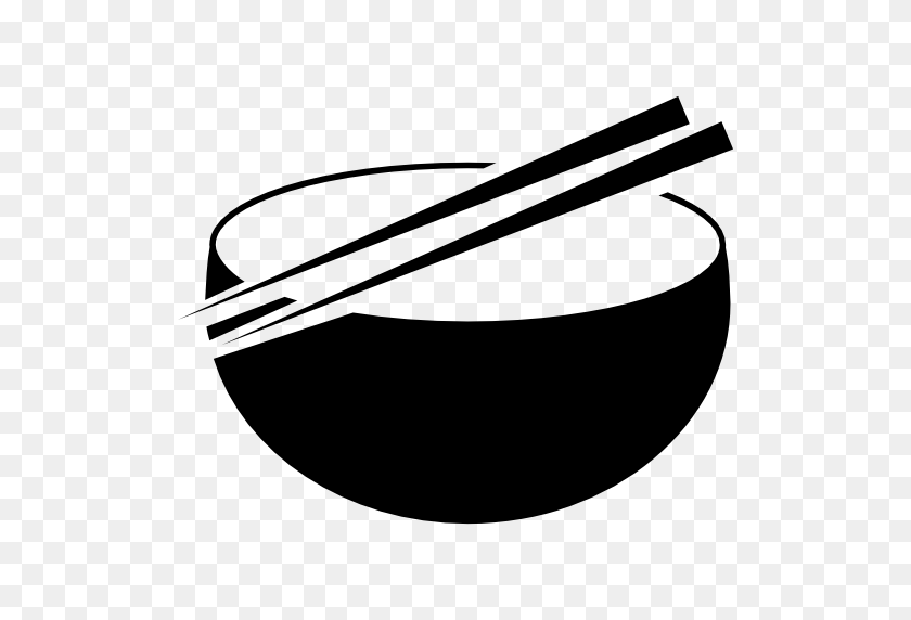 512x512 Bowl And Chinese Chopsticks - Chopstick PNG