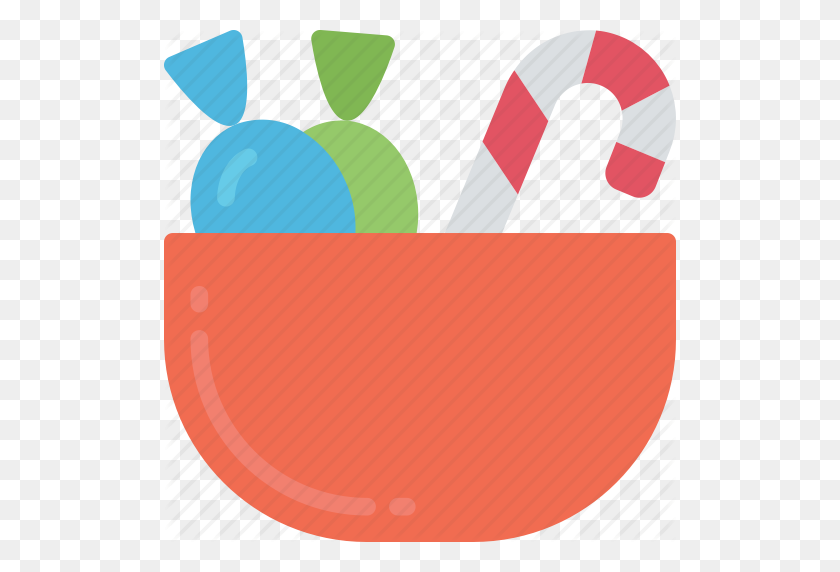 512x512 Bowl, Candy, Evil, Halloween, Sweet, Trick Or Treat Icon - Trick Or Treat PNG