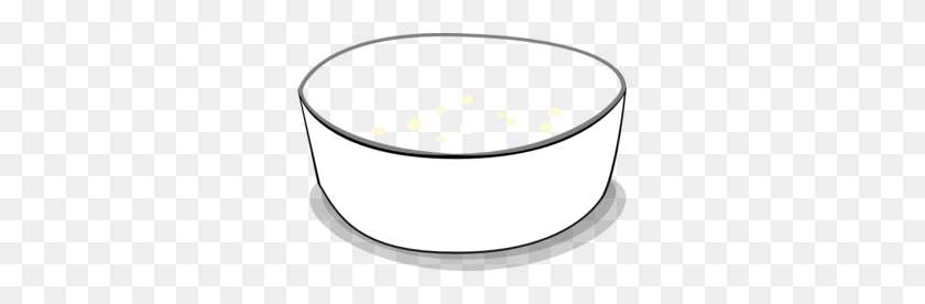 299x216 Bowl Clipart Golden Fish - Cereal Bowl Clipart