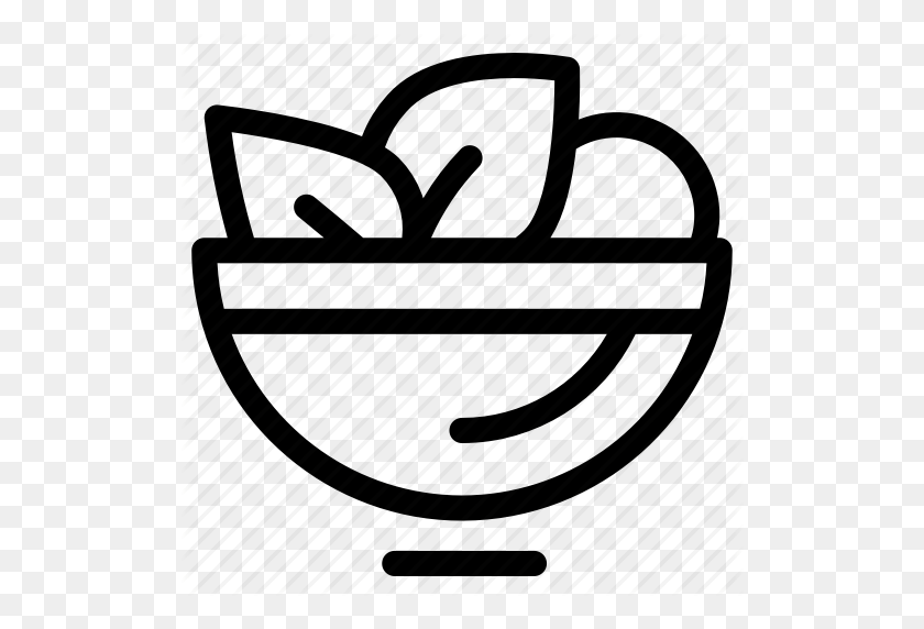 512x512 Bowl, Dinner, Green, Healthy, Meal, Salad, Salad Bowl Icon - Salad Bowl Clipart