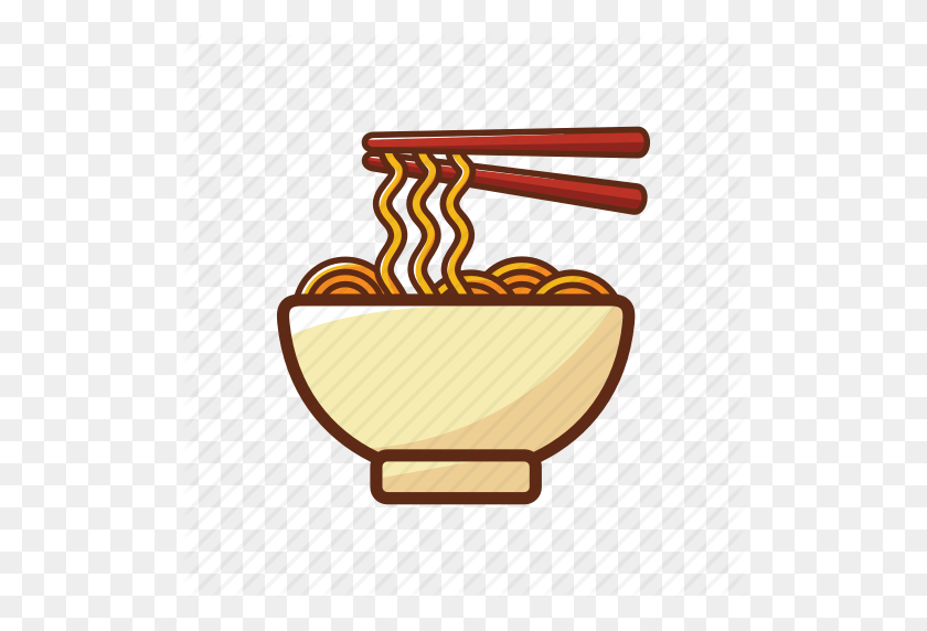 512x512 Bowl, Food, Japanese Food, Noodles, Ramen Icon - Ramen Noodles PNG