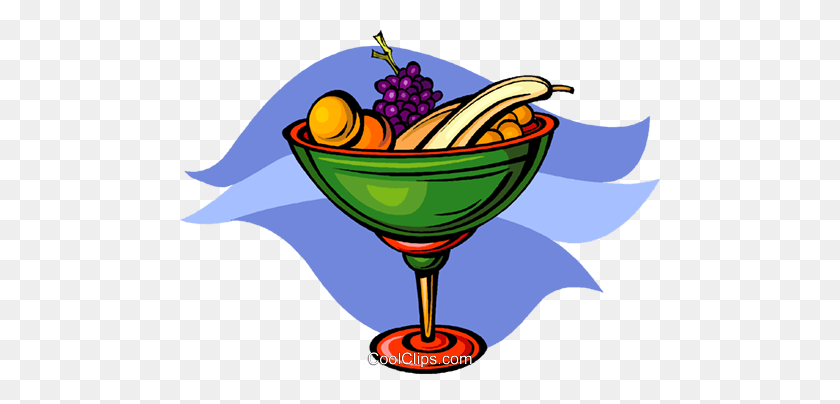 480x344 Bowl Of Fruit Royalty Free Vector Clip Art Illustration - Fruit Bowl Clipart