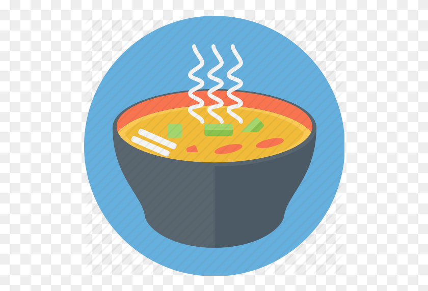512x512 Bowl Of Soup, Hot, Noodle Soup, Soup, Soup Bowl Icon - Soup PNG