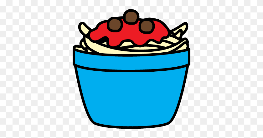 376x383 Bowl Of Spaghetti With Meatballs Play Food Crochet Felt Foam - Serving Food Clipart