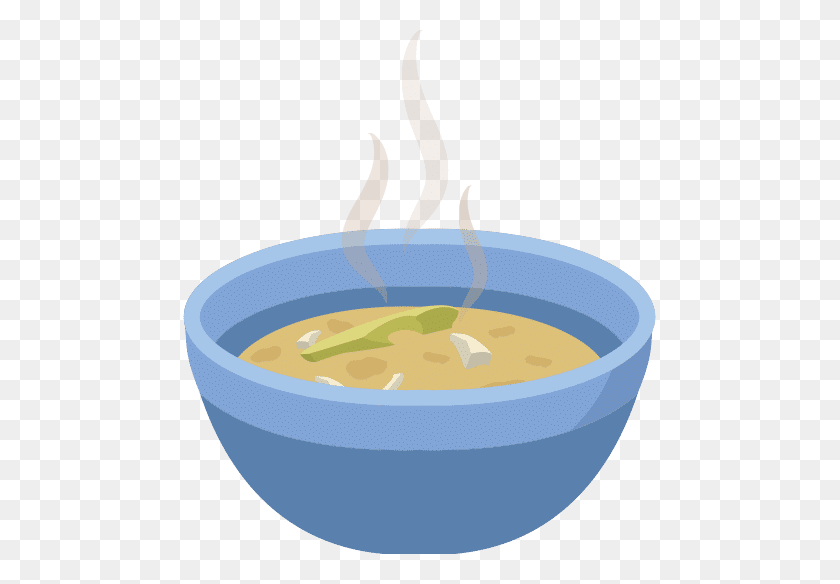 473x524 Bowl Of Steaming Soup Clip Art - Stew Clipart