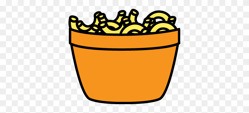 377x323 Bowl Of Yellow Cereal Clip Art At Vector Clip - Cereal Clipart