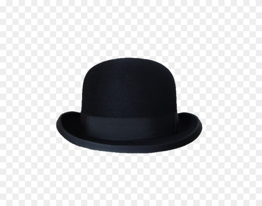 600x600 Bowler Black - Bowler Hat PNG