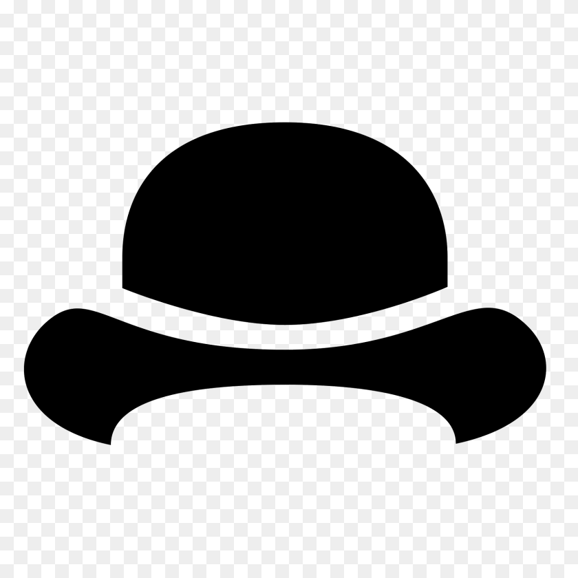 1600x1600 Bowler Hat Png Transparent Bowler Hat Images - Black Hat PNG