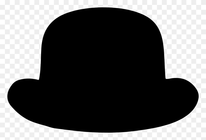 1280x840 Bowler Hat Top Hat Clip Art - Cowboy Hat Clipart Black And White