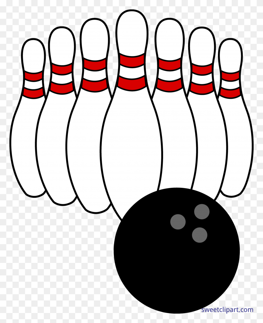 4969x6195 Bowling Ball And Pins Clip Art - Ten Clipart