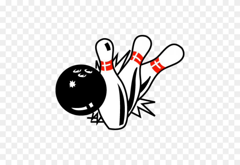 518x518 Bowling Logos - Wii Bowling Clipart