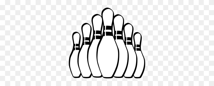 300x280 Bowling Pins Png, Clip Art For Web - Logic Clipart