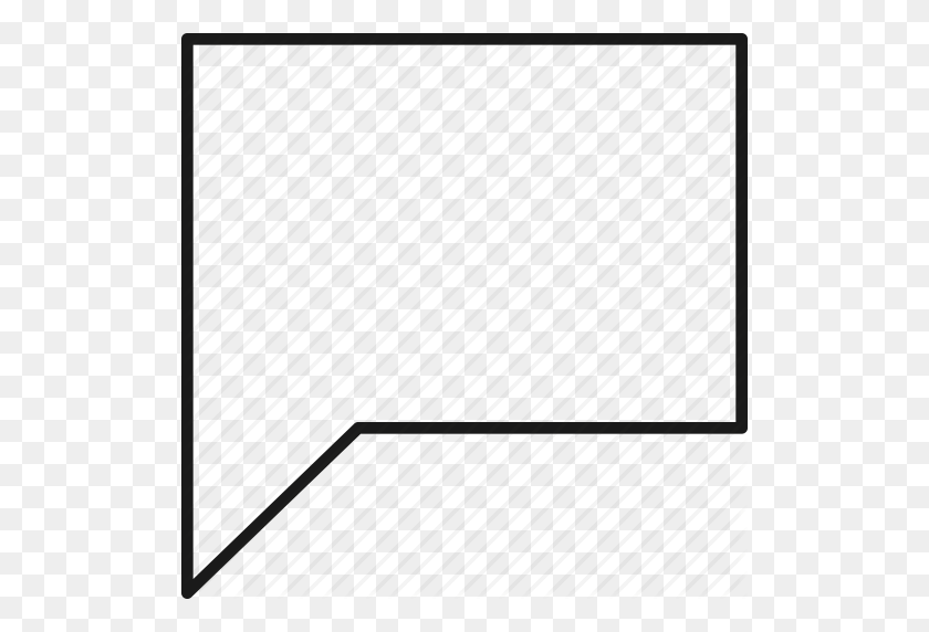 512x512 Cuadro, Burbuja, Chat, Conversación, Mensaje, Discurso, Icono De Conversación - Cuadro De Chat Png